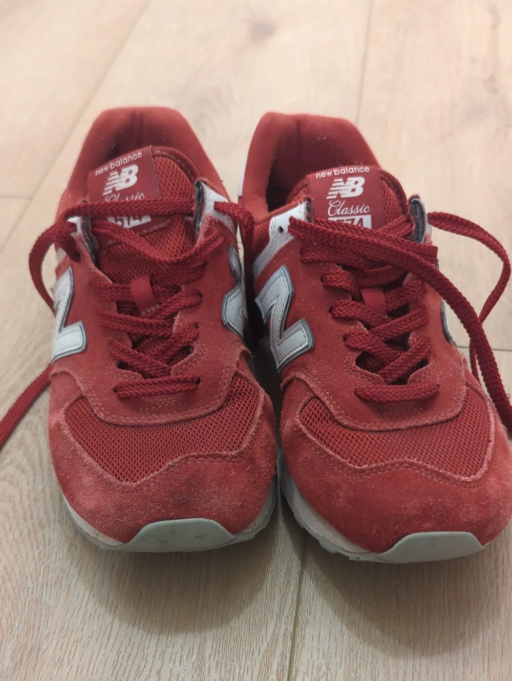 New Balance Kids' 574 Crimson